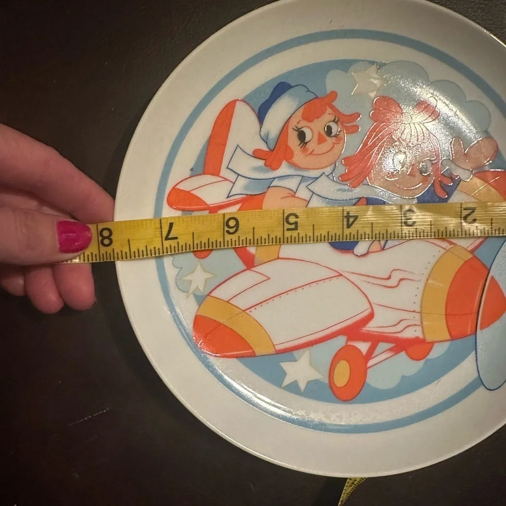 Raggedy Ann & Andy Plate